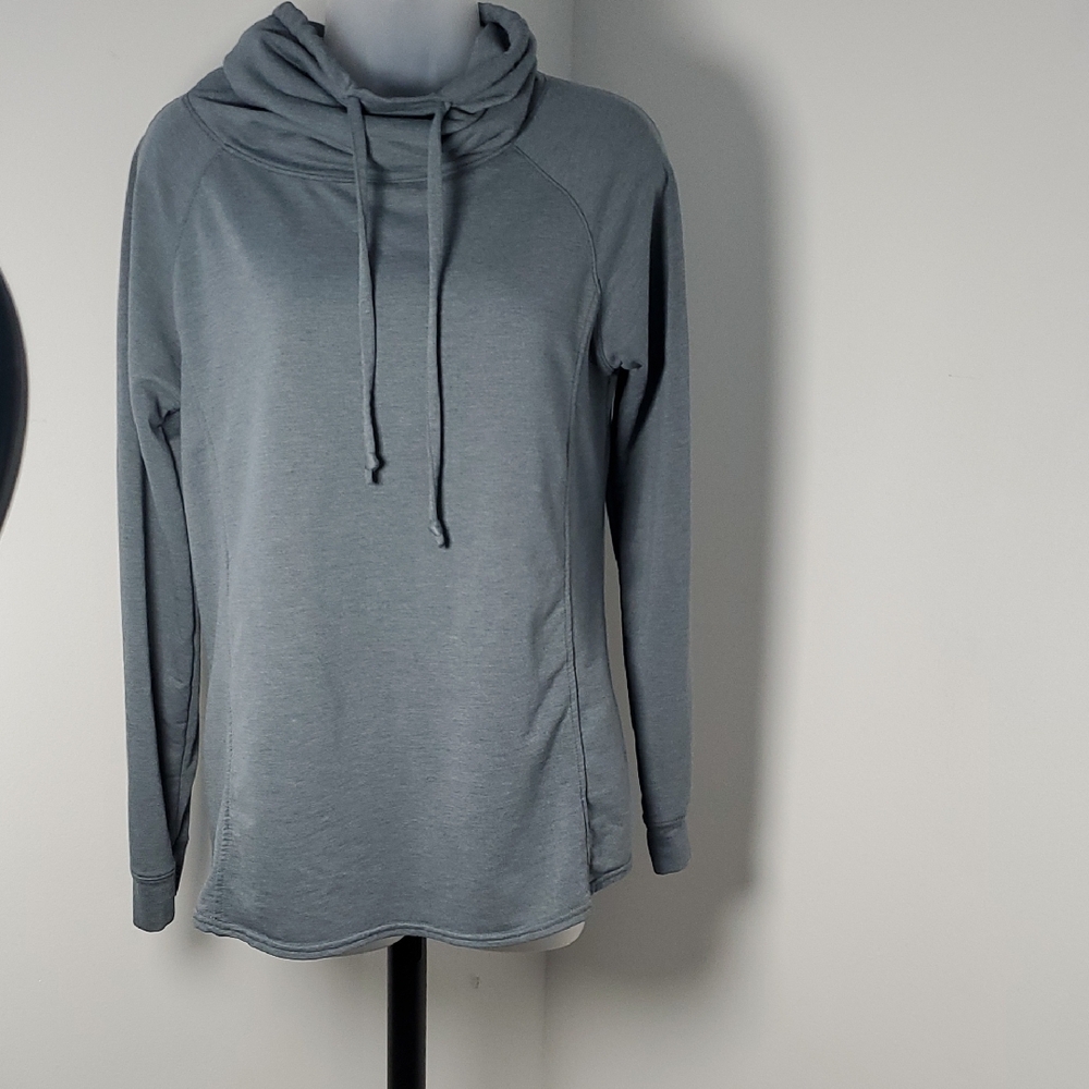 Blue Hoodie with Drawstrings